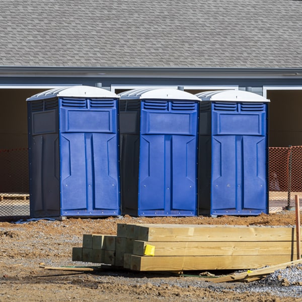 are there any restrictions on where i can place the porta potties during my rental period in Palacios